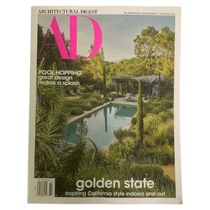 Architectural Digest July August 2024 Pool Hopping Golden State California Style